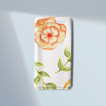 Cotton Flower Tea Towel, 2 of 7