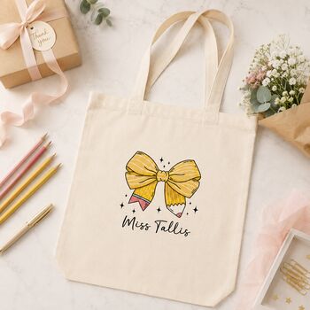 Thank You Teacher Personalised Tote, 3 of 6