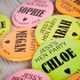 Personalised Neon Hen Night Badges, thumbnail 3 of 4