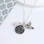 Personalised Birthstone Sentiment Necklace, thumbnail 5 of 12