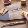 Personalised Wood And Slate Cheese Board, thumbnail 4 of 4