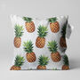 Pineapple Patterned Cushion Cover With Orange And Green, thumbnail 1 of 7