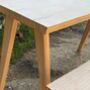 Birchwood Ply Desk/Table/Console Table With Bench, thumbnail 9 of 10