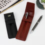 Personalised Double Leather Pen Holder, thumbnail 1 of 7