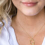 Real Opal And Gold Vermeil Plated Eternity Necklace, thumbnail 4 of 11