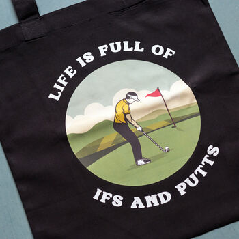 Funny Golf Tote Bag, 4 of 4