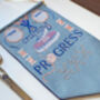 Crafting In Progress Cross Stitch Flag Kit, thumbnail 1 of 3