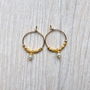 Petite Fair Trade And Freshwater Pearl Hoops, thumbnail 3 of 7