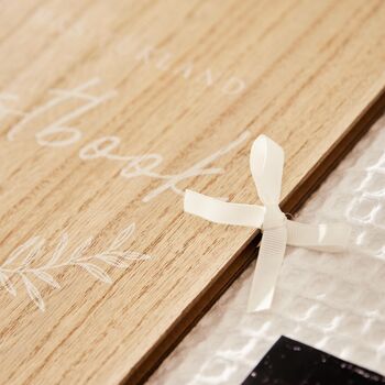 Personalised Wooden Wedding Guestbook, 3 of 5