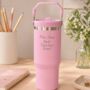 Personalised Best Teacher Ever Water Bottle With Handle, thumbnail 1 of 4