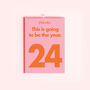 Pink 2024 Calendar, thumbnail 1 of 4