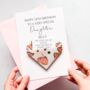 Personalised Origami Birthday Card – Butterfly Design For Daughter, Niece Or Granddaughter, thumbnail 1 of 3