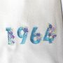 Personalised Year Large Scarf 40th Birthday For Her, thumbnail 2 of 7