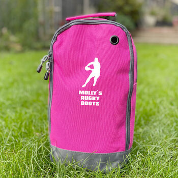 Personalised Rugby Boots Boot Bag, 3 of 7
