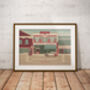 Tooting Market London Travel Poster Art Print, thumbnail 6 of 8