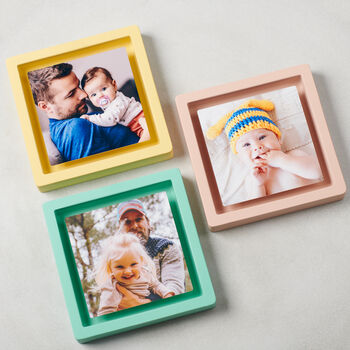 Engagement Gift Floating Magnetic Photo Frame, 7 of 9