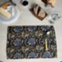 Pair Of Reversible Cotton Table Mats In Lilipad Print, thumbnail 5 of 7