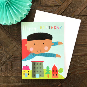 Mini Superhero Birthday Card, 3 of 5