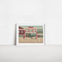 Tooting Market London Travel Poster Art Print, thumbnail 4 of 8