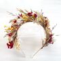Red And Yellow Flower Crown, thumbnail 2 of 6