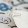 Sterling Silver Aquamarine Ring, thumbnail 1 of 9