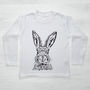 Childs Peeping Rabbit Long Sleeve T Shirt, thumbnail 1 of 3