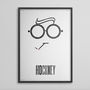 Limited Edition Typography Portrait David Hockney, thumbnail 2 of 7