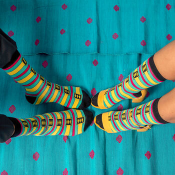 Soji African Inspired Socks, 4 of 5