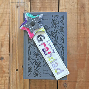 Personalised Fabric Star Bookmark, 10 of 12