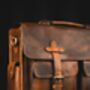 Top Grain Leather Briefcase Laptop Bag Mens, thumbnail 9 of 12