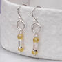 Handmade Silver And Citrine Jewellery Set, thumbnail 2 of 3