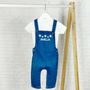 Daisy Personalised Denim Dungaree For Girls, thumbnail 4 of 5