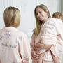 Personalised Bridal Butterfly Long Dressing Gown, thumbnail 7 of 8
