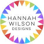 Hannah Wilson Designs colourful logo