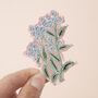Forget Me Not Embroidered Patch, thumbnail 5 of 10