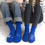 Personalised His And Hers Paper Aeroplane Socks, thumbnail 1 of 2