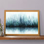 Forest Art Print Abstract Woodland Painting, thumbnail 3 of 3