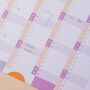2026 Year Wall Planner | Geometric Citrus Splash, thumbnail 3 of 7