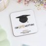 Personalised Graduation Coaster, Graduation Keepsake, thumbnail 1 of 3