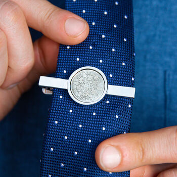 90th Birthday Sixpence Year Coin Tie Clip, 2 of 12