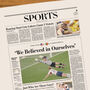 Us Men's Soccer Personalised Gift Newspaper Book, thumbnail 8 of 10