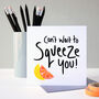 Can't Wait To Squeeze You Card, thumbnail 1 of 8