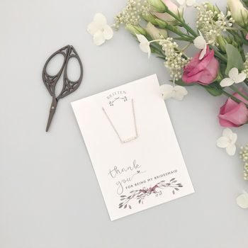 Bridesmaid 'Thank You' Gift Bracelet, 4 of 7
