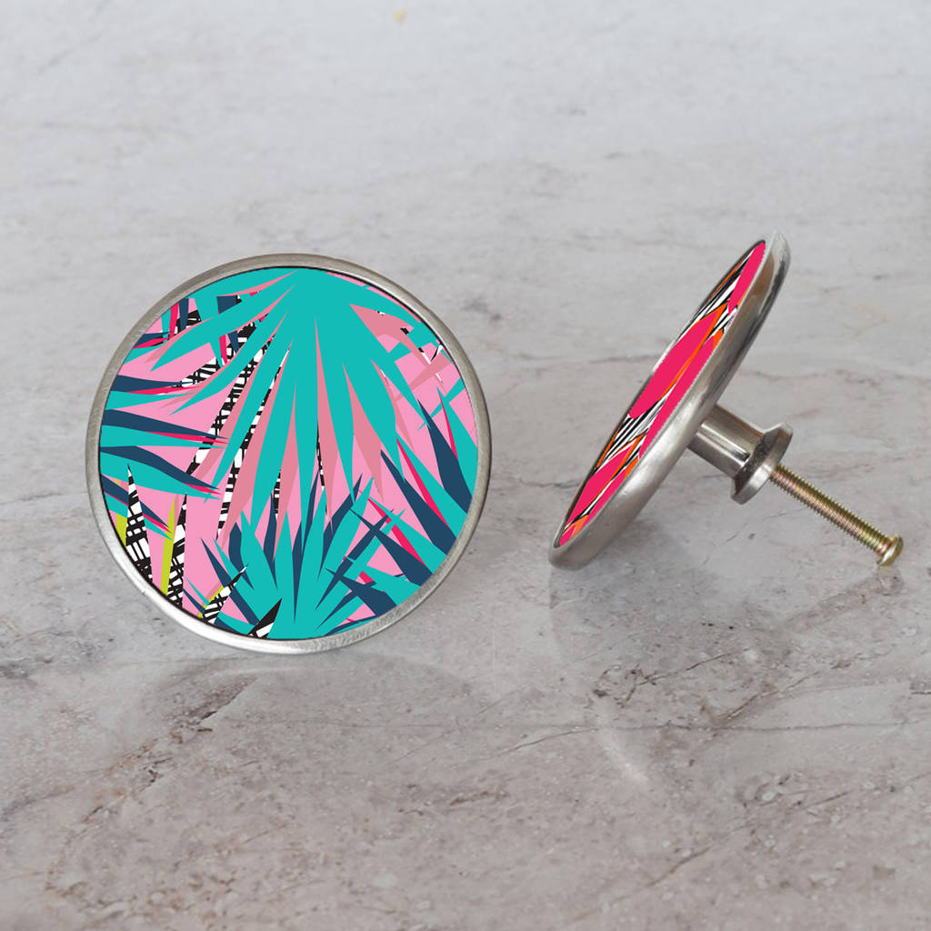 Colourful Tropical Patterned Cupboard Cabinet Knobs, 1 of 12