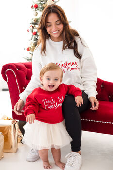 Ladies First Christmas Personalised Sweatshirt Jumper, 4 of 6