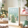 You Me Cute Christmas Love Card Wife Girlfriend Lesbian, thumbnail 2 of 3