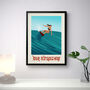 Personalised Female Surfer Poster, thumbnail 3 of 6