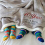 Personalised Ruby Wedding Anniversary Neutral Blanket, thumbnail 4 of 9