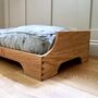 Personalised Oak Dog Bed, thumbnail 5 of 9