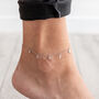Sterling Silver Sea Life Anklet, thumbnail 1 of 3